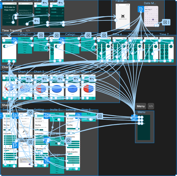 Time page of prototype